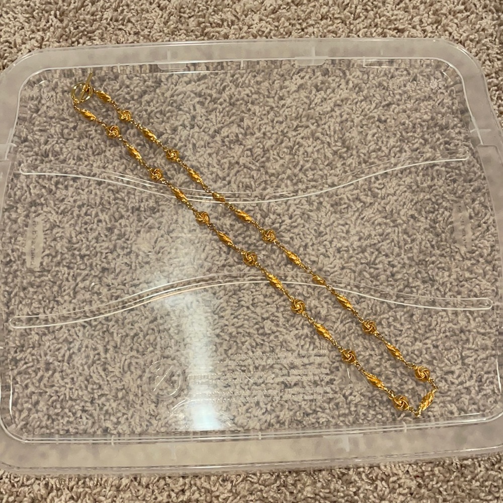Long Gold Necklace